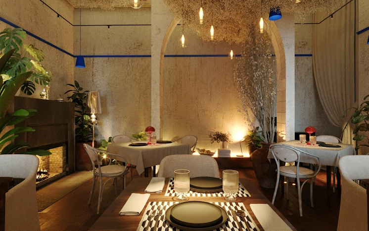 Зал "Каминный" в «Lalaki на Московском проспекте» фотография №3