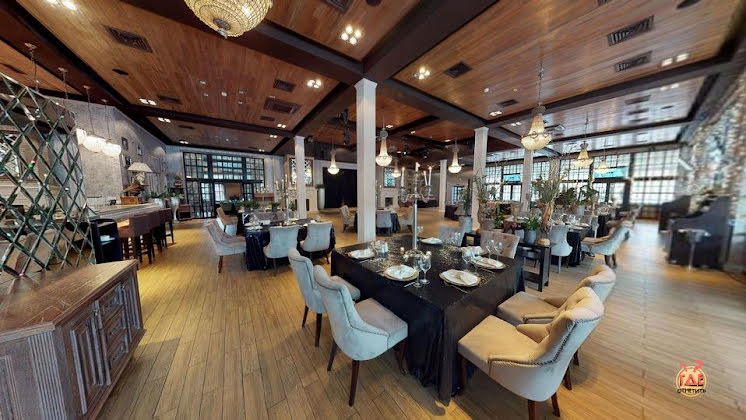 Основной зал в «Шале Берёзка» фотография №13