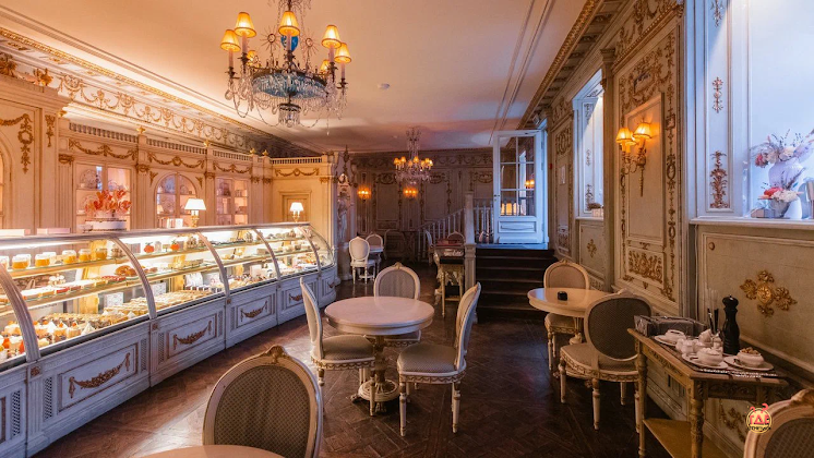 Зал «Каминный» в «Кафе «ПушкинЪ»» фотография №7