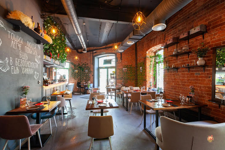 Зал ресторана в «Вах Хинкали на Холодильном» фотография №16