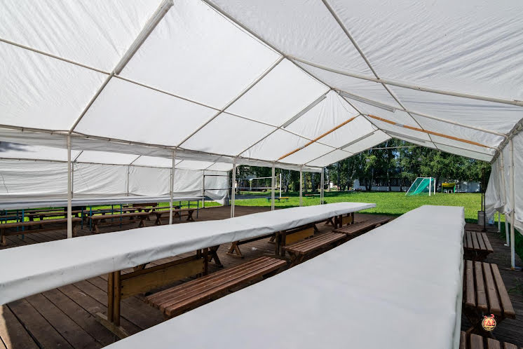 Белый шатер в «Зорька» фотография №8