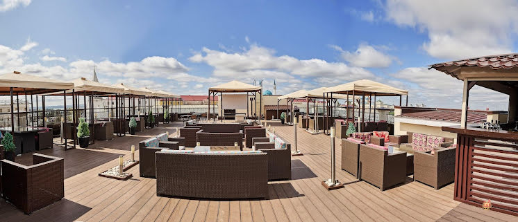 Ресторан на крыше "The Terrace" в «Courtyard by Marriott Kazan Kremlin» фотография №17