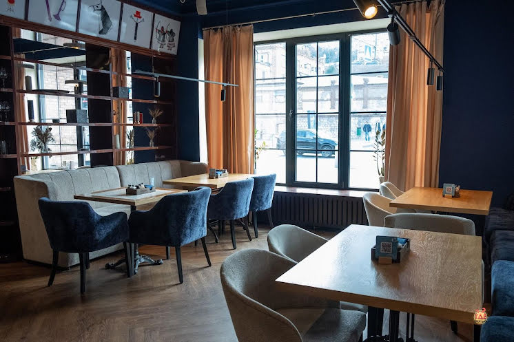 Каминный зал  в «Бык и Море» фотография №7