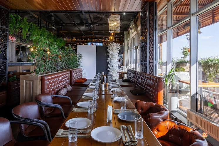 Основной зал в «Макароны» фотография №4