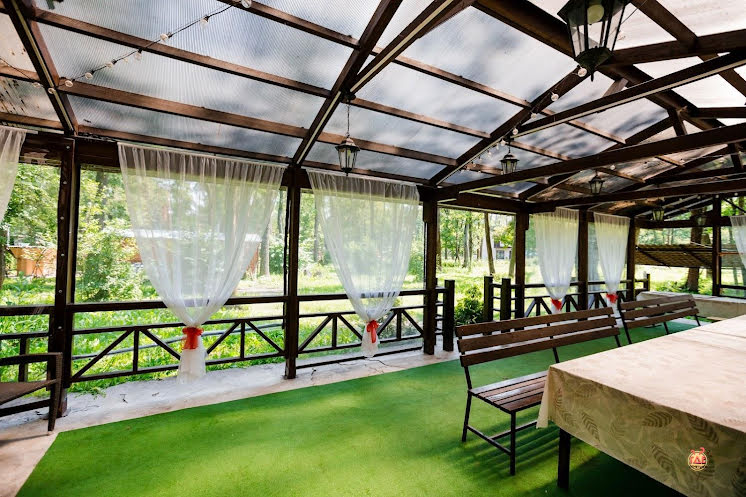 Большая летняя беседка в «Алмазы» фотография №2