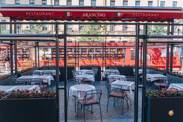 Основной зал в «Arancino» фотография №13