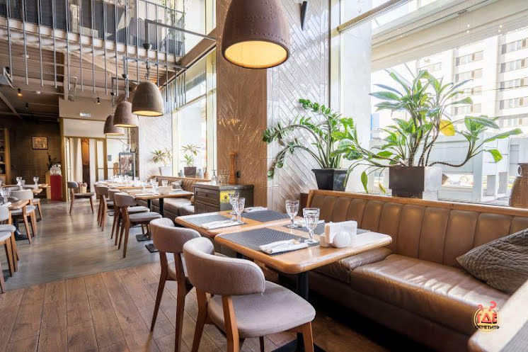 Зал «Бежевый» в «Хинкальная на Мытной» фотография №5