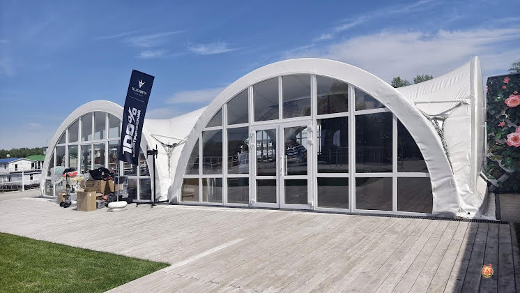 Шатер  в «Яхт клуб Ласточка» фотография №6