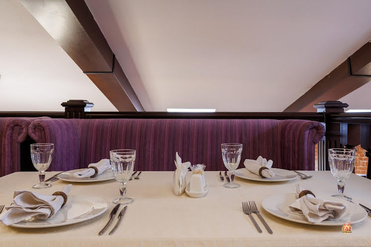 Зал с дровяной печью в «Татарская усадьба» фотография №5