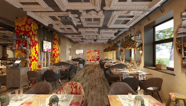 Зал ресторана в «Матрешка» фотография №14