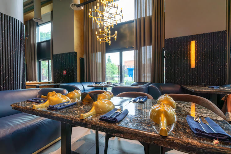 Зал с камином  в «Гарда бар» фотография №17