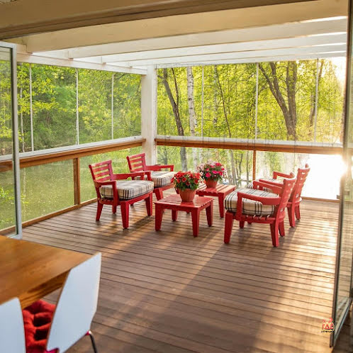 Белая беседка  в «Зеленое озеро» фотография №3