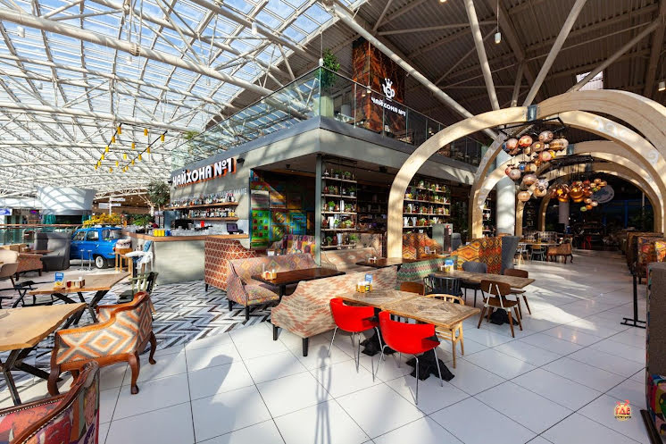 Зал ресторана  в «Чайхона №1 Авиапарк» фотография №9