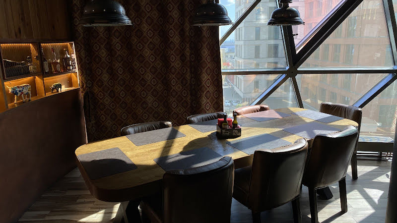 Гриль и бутыль фотография №3