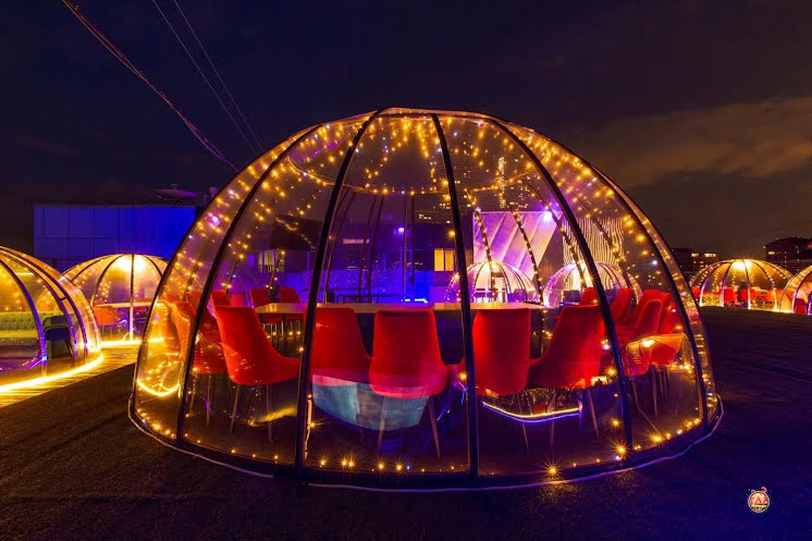 Купольные беседки RoofTop в «Лофты ВДНХ» фотография №17