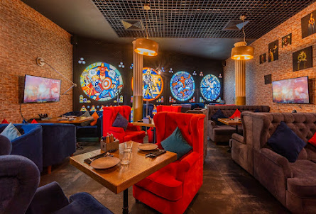 Зал "Каминный" в "Кинозал"