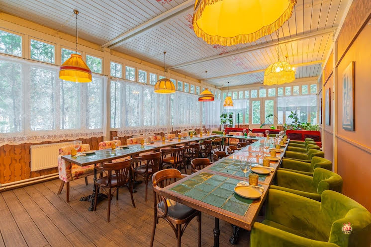 Зал "Зимняя веранда" в «Askaneli» фотография №12